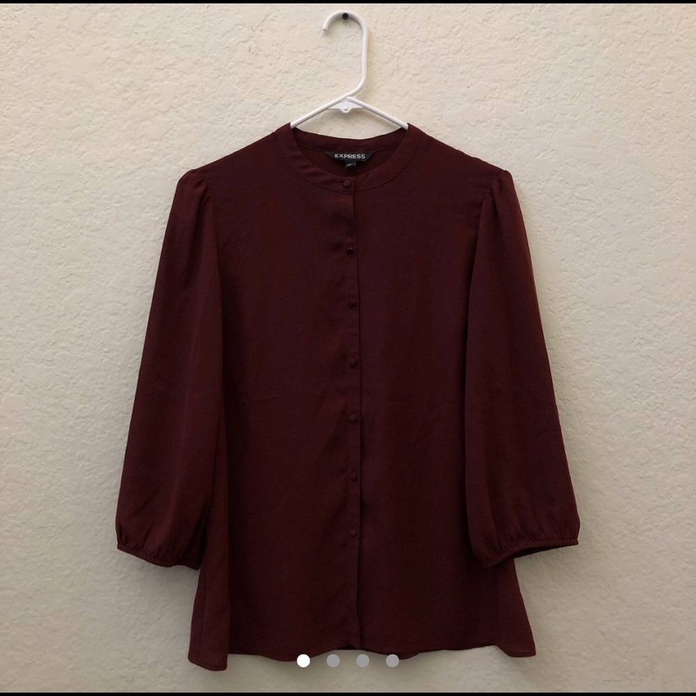 Express Button Down Blouse
